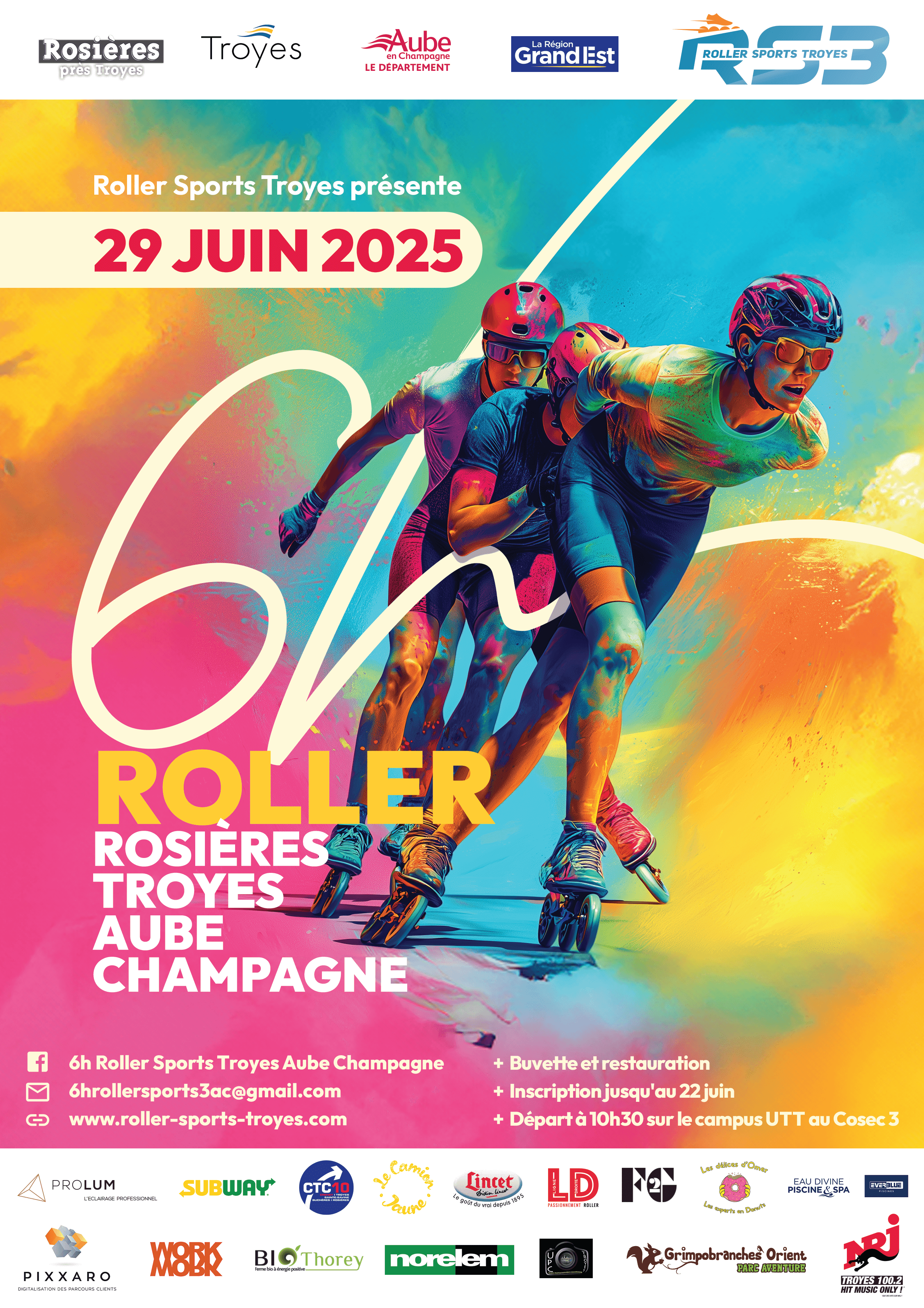 6h Roller Rosières Troyes Aube Champagne 2025