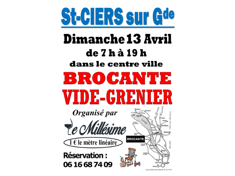 Brocante Vide grenier à Saint-Ciers sur Gironde