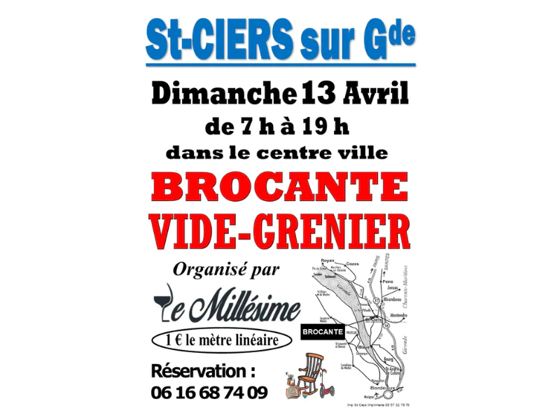 Brocante Vide grenier à Saint-Ciers sur Gironde