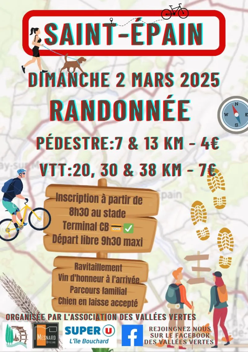 Randonnées pédestre et VTT par Les Vallées Vertes