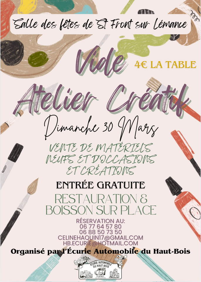 Vide atelier créatif