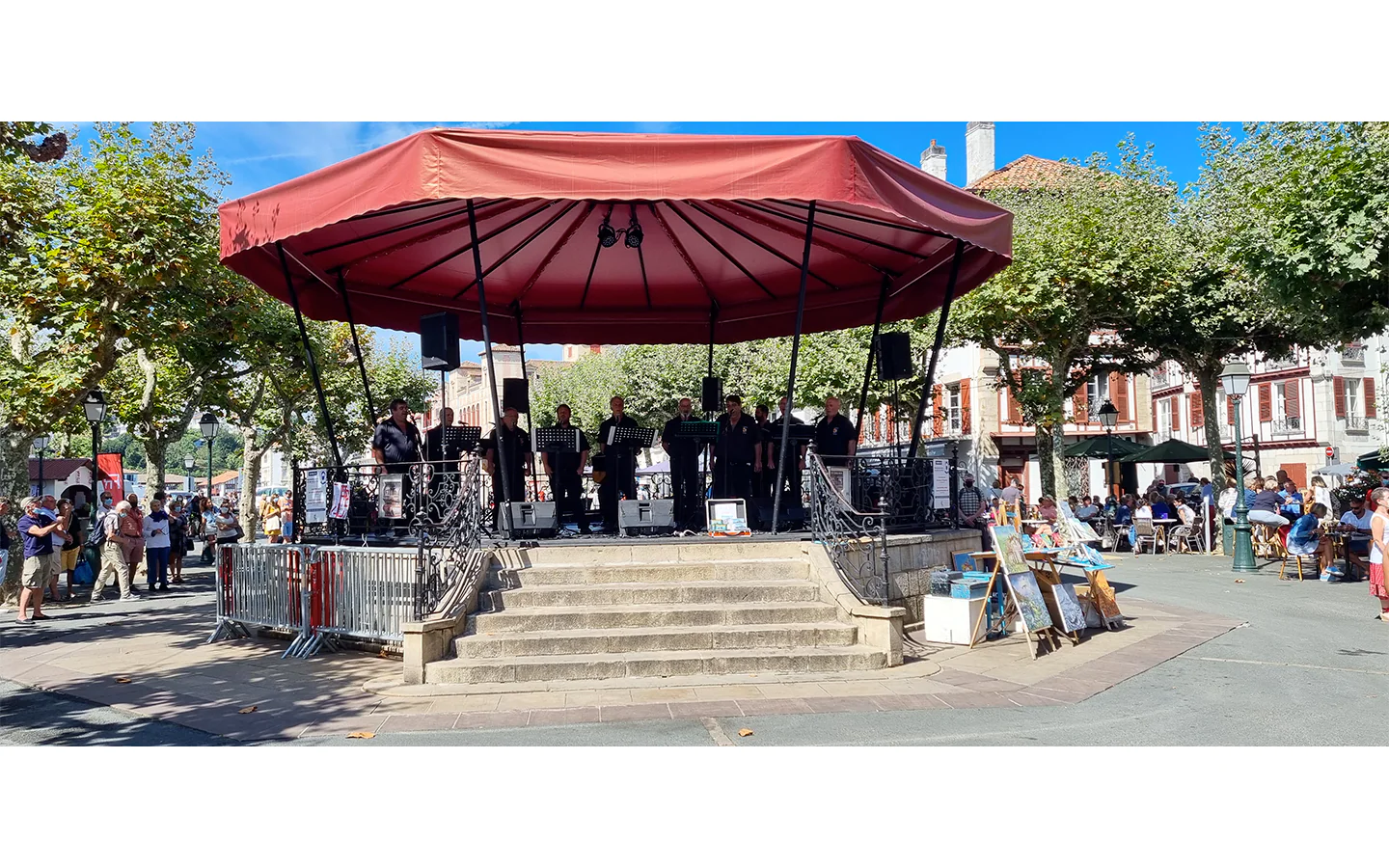 Concert au kiosque Chants basques avec Primaderan