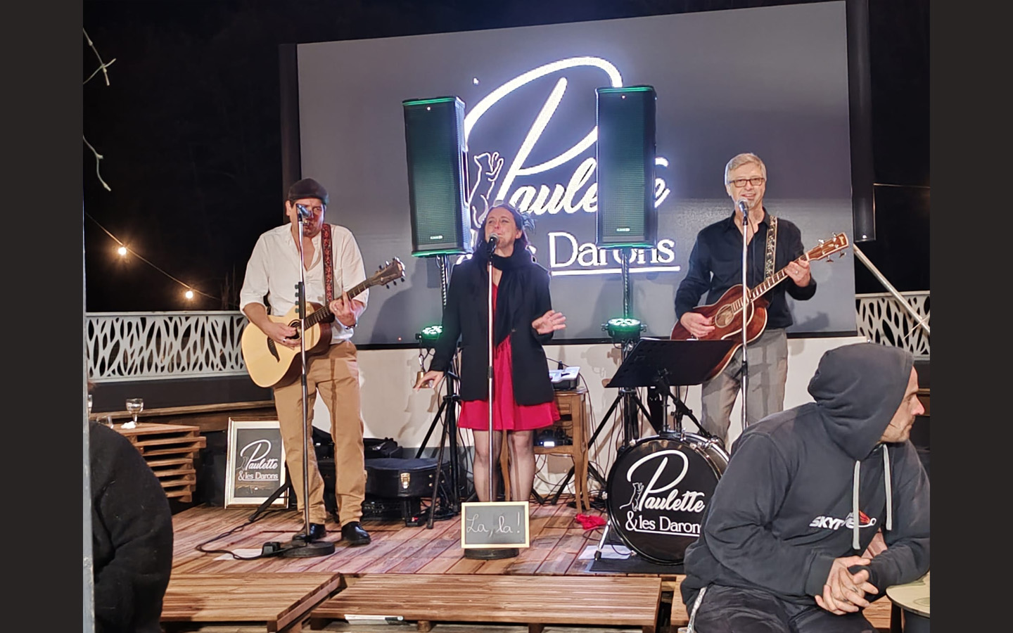 Concert au kiosque Paulette et les darons