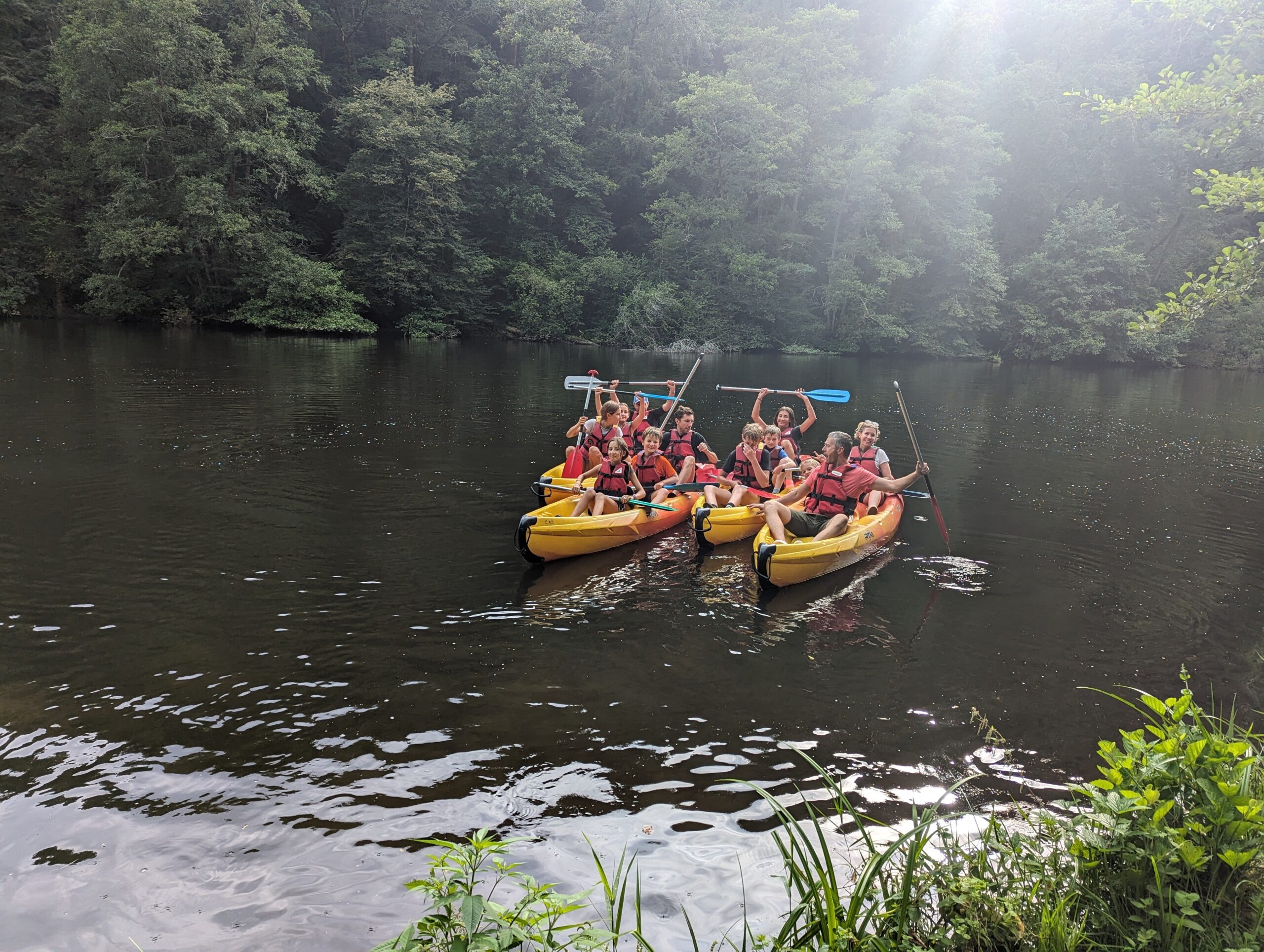 Descente en canoë de la Vienne les Dimanches d'été