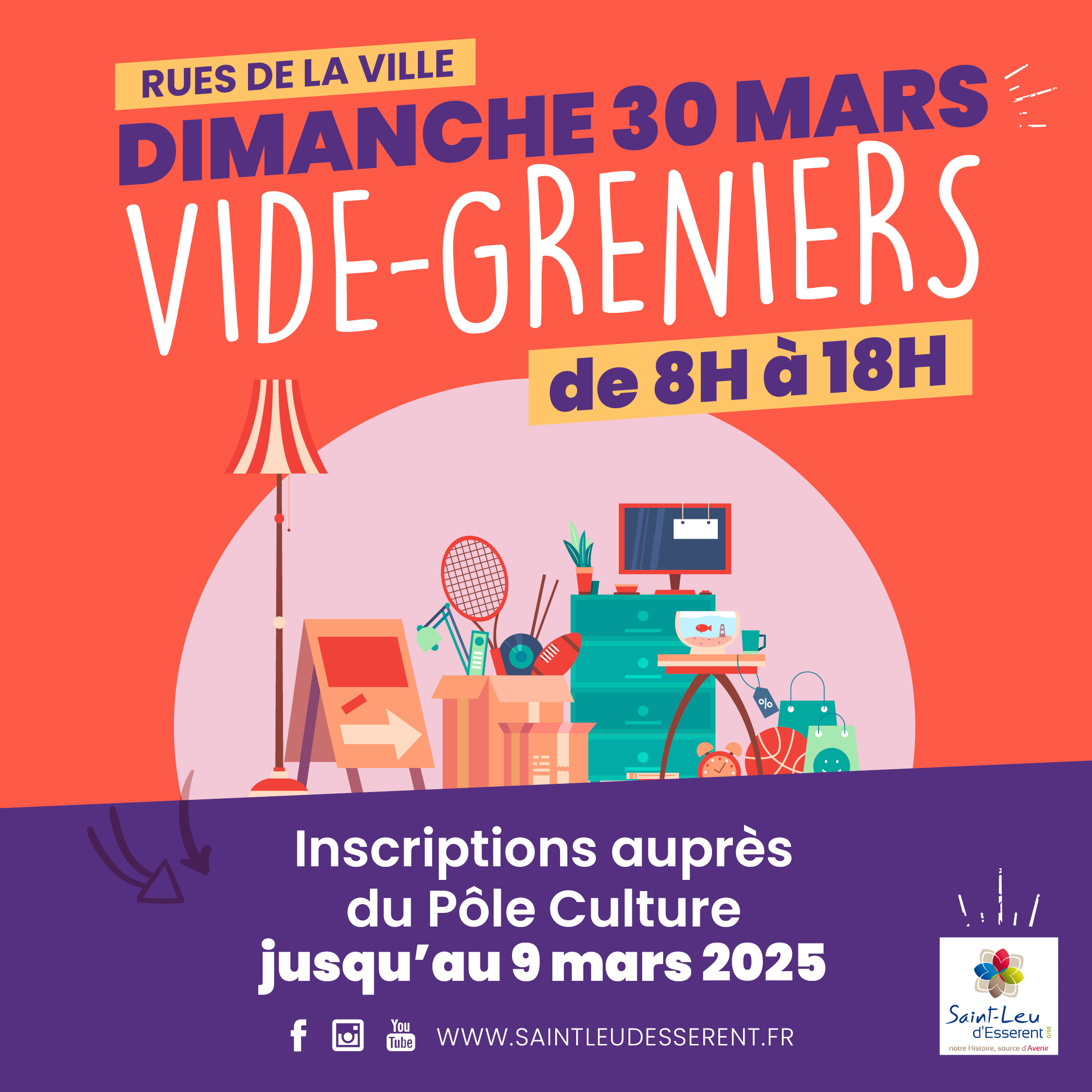 Vide-greniers de Saint-leu d'esserent