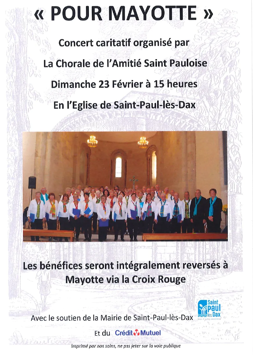 Concert caritatif "Pour Mayotte"