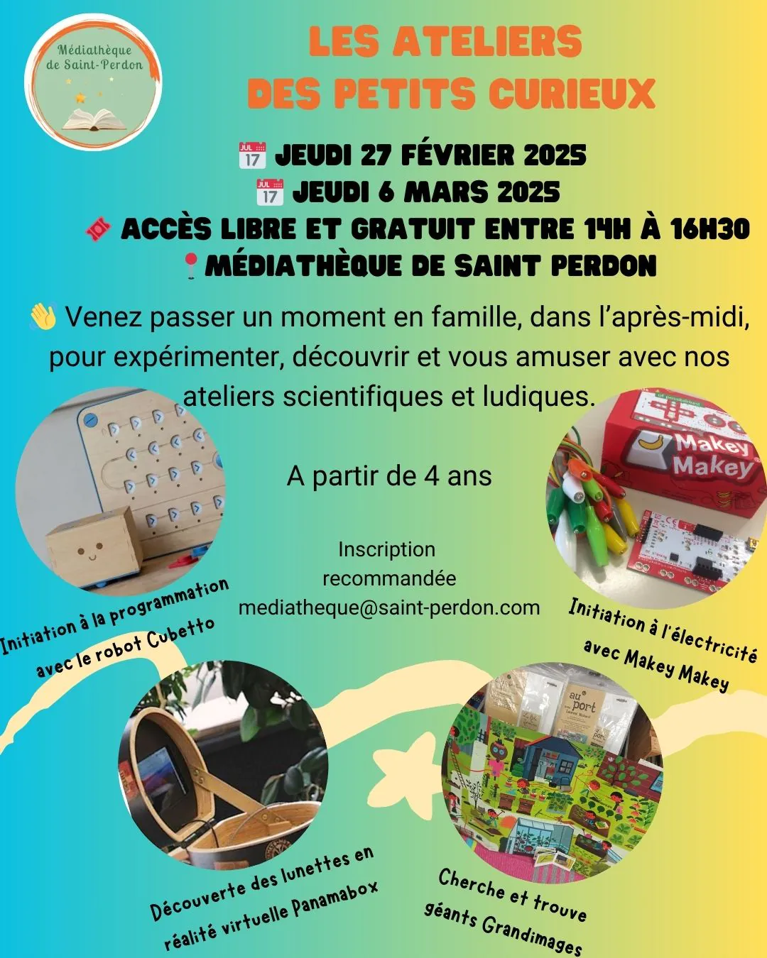 Les ateliers des petits curieux