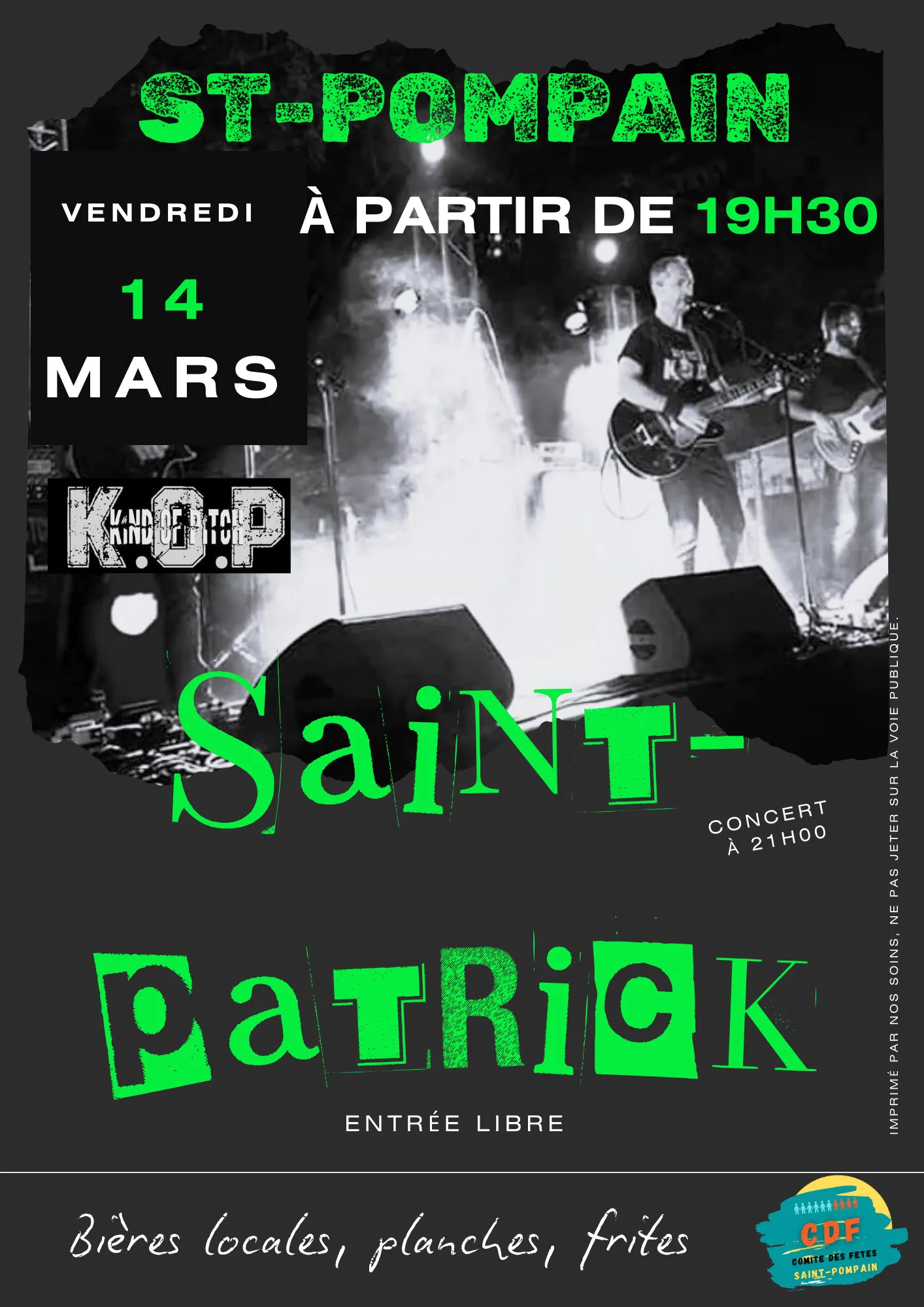 Concert Soirée St Patrick