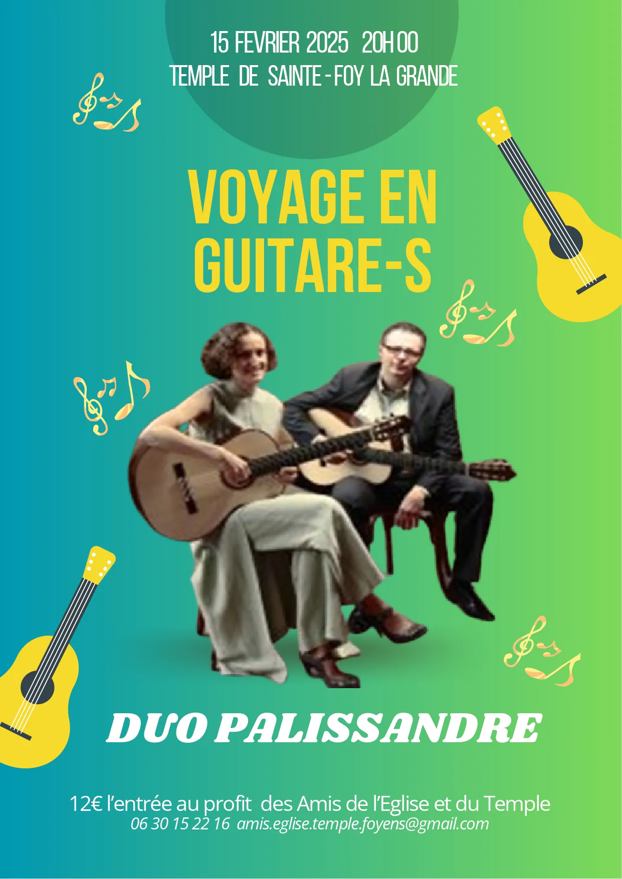 Concert Voyage en Guitare-s