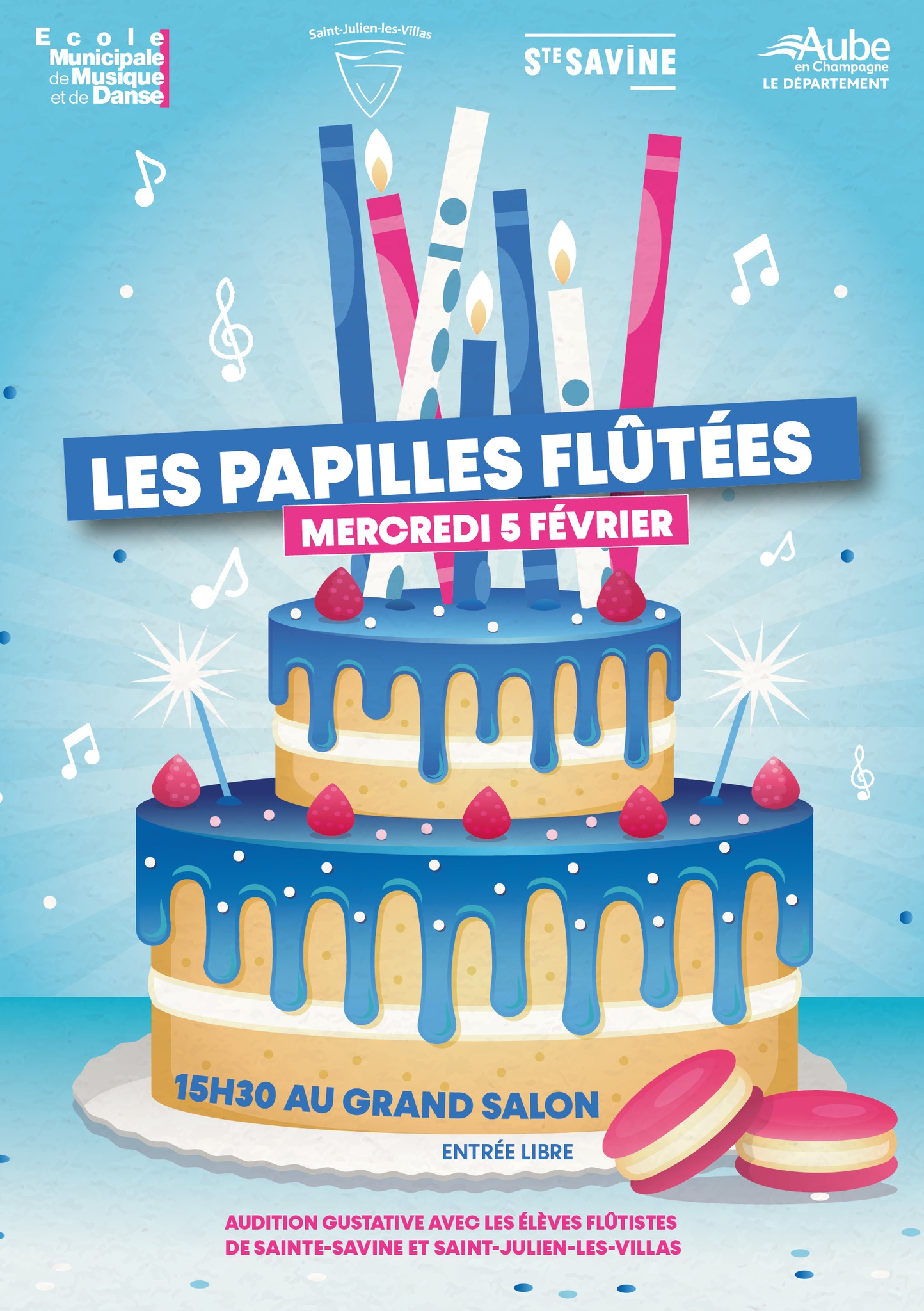 Les papilles flûtées !