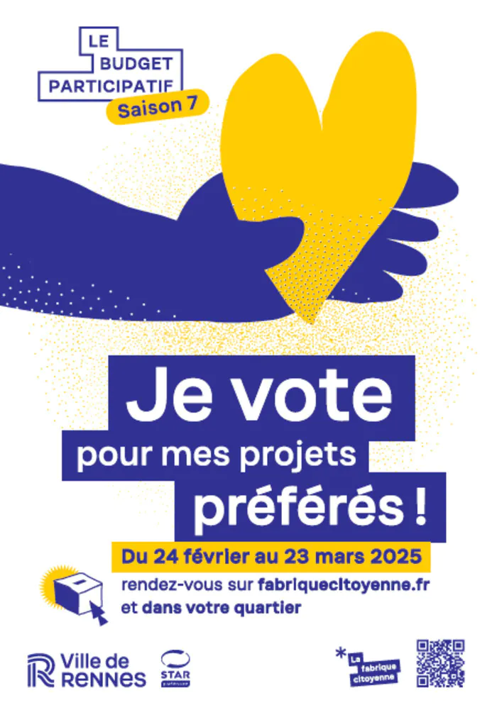 Saison 7 du Budget Participatif - Phase de vote Bibliothèque Villejean Rennes