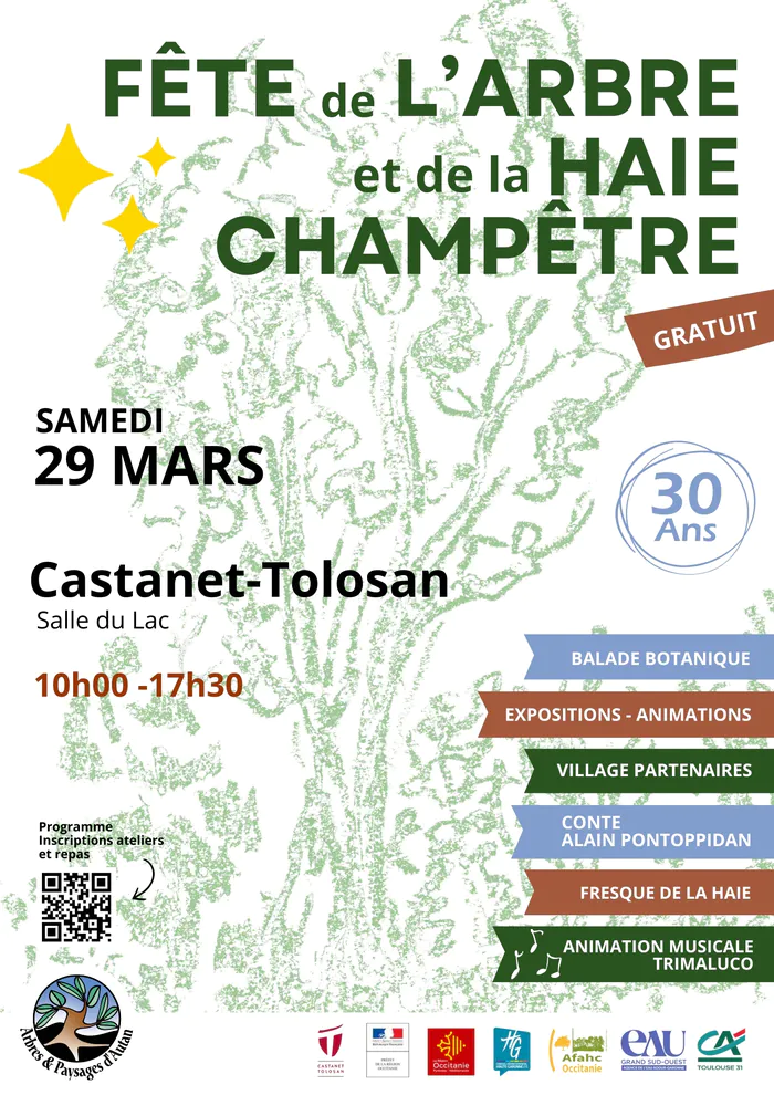 Fête de l'Arbre et de la Haie Champêtre Salle du Lac  Castanet-Tolosan Castanet-Tolosan