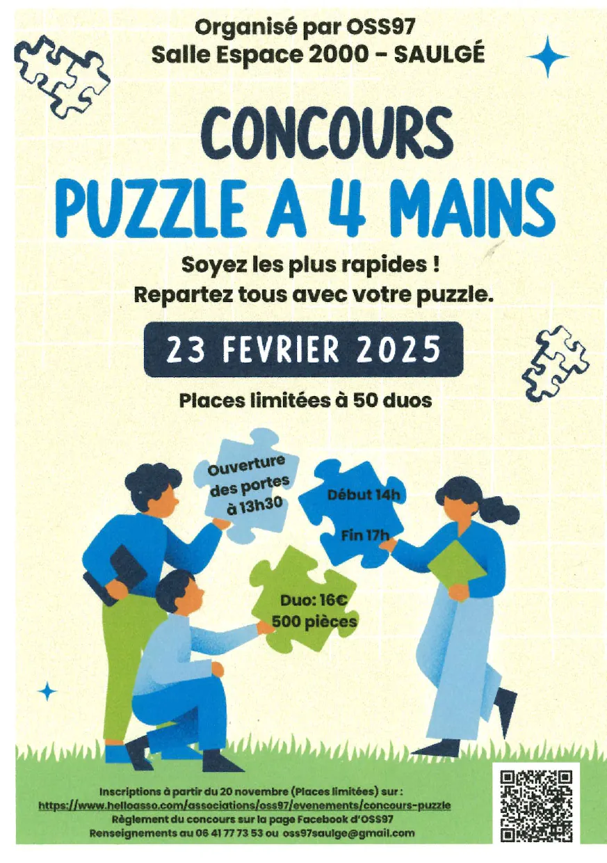 Concours Puzzle à 4 mains