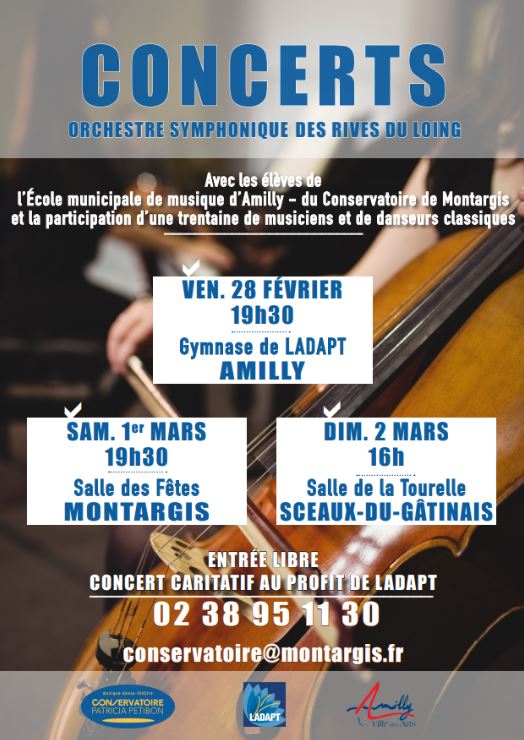 Concert Orchestre Symphonique des Rives du Loing