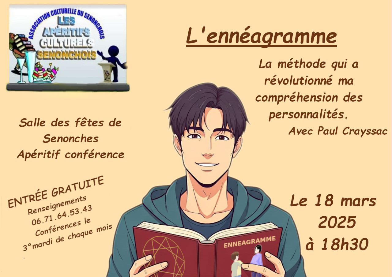 Apéritif-conférence. L'ennéagramme