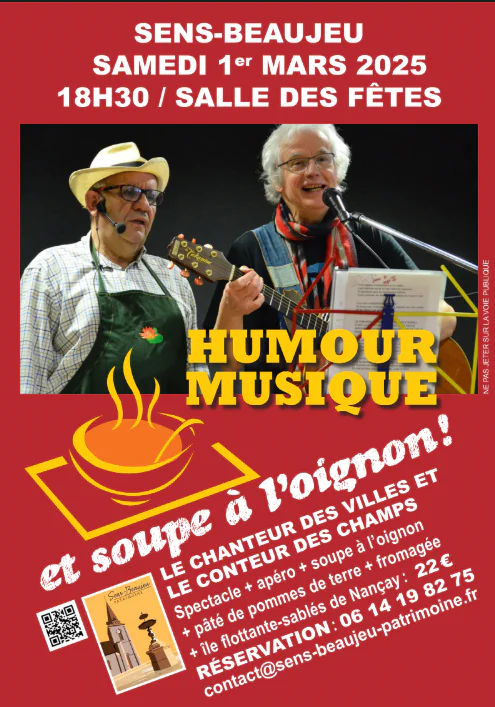 Humour musique et soupe à l'oignon !