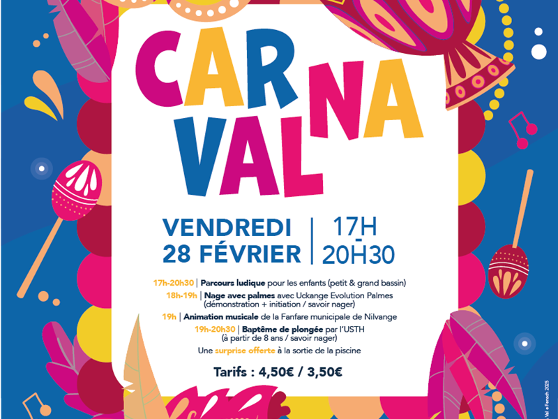 Carnaval à la piscine