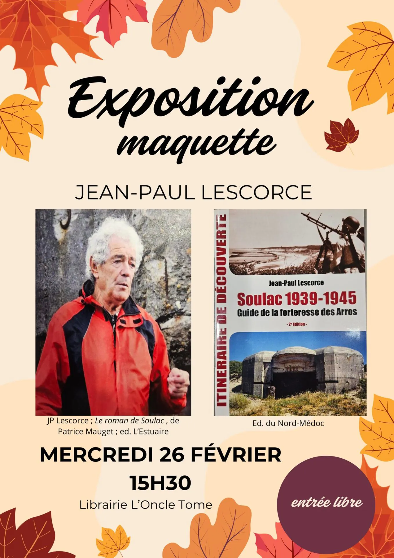 Exposition maquette par Jean-Paul Lescorce