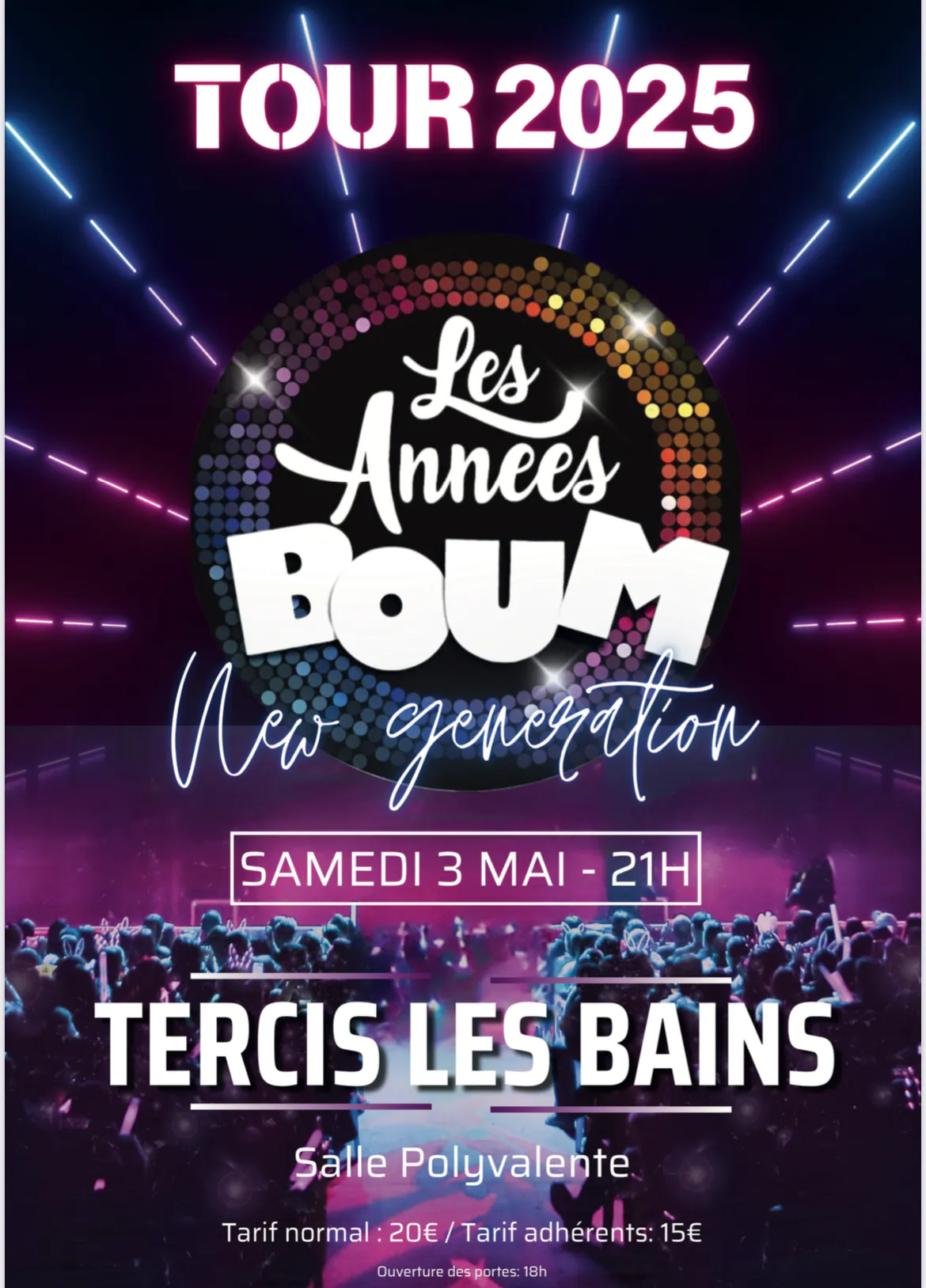 Spectacle "Les années Boum New génération"