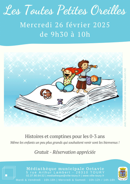 Heure du contes "Les Toutes Petites Oreilles" (0-3 ans)