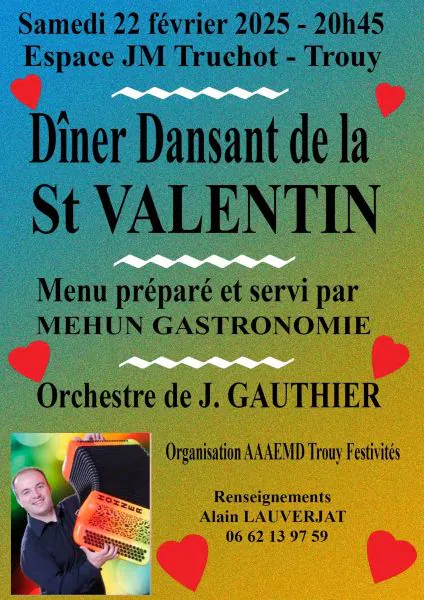 Dîner dansant de la Saint-Valentin