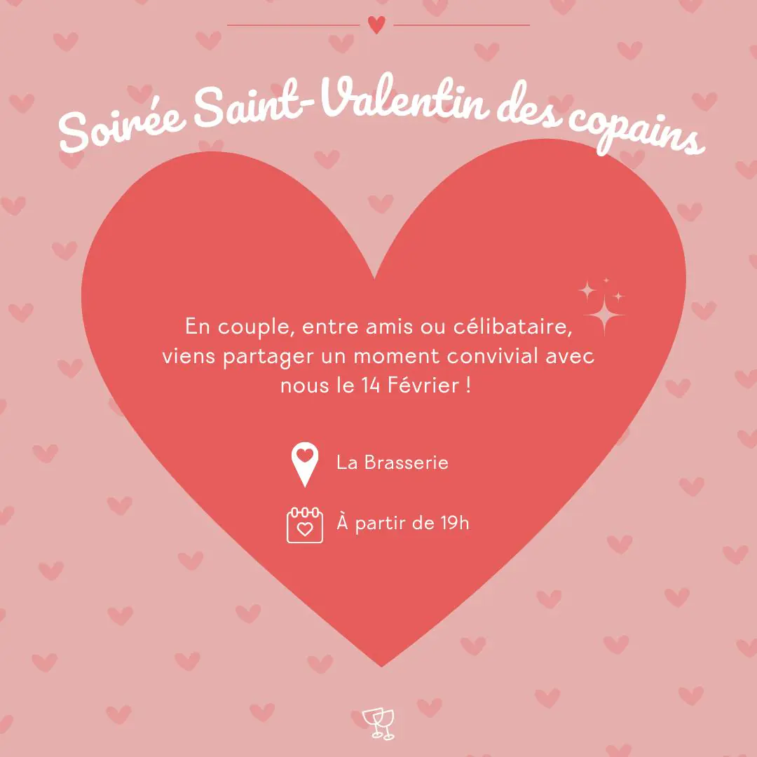 Soirée Saint-Valentin des copains