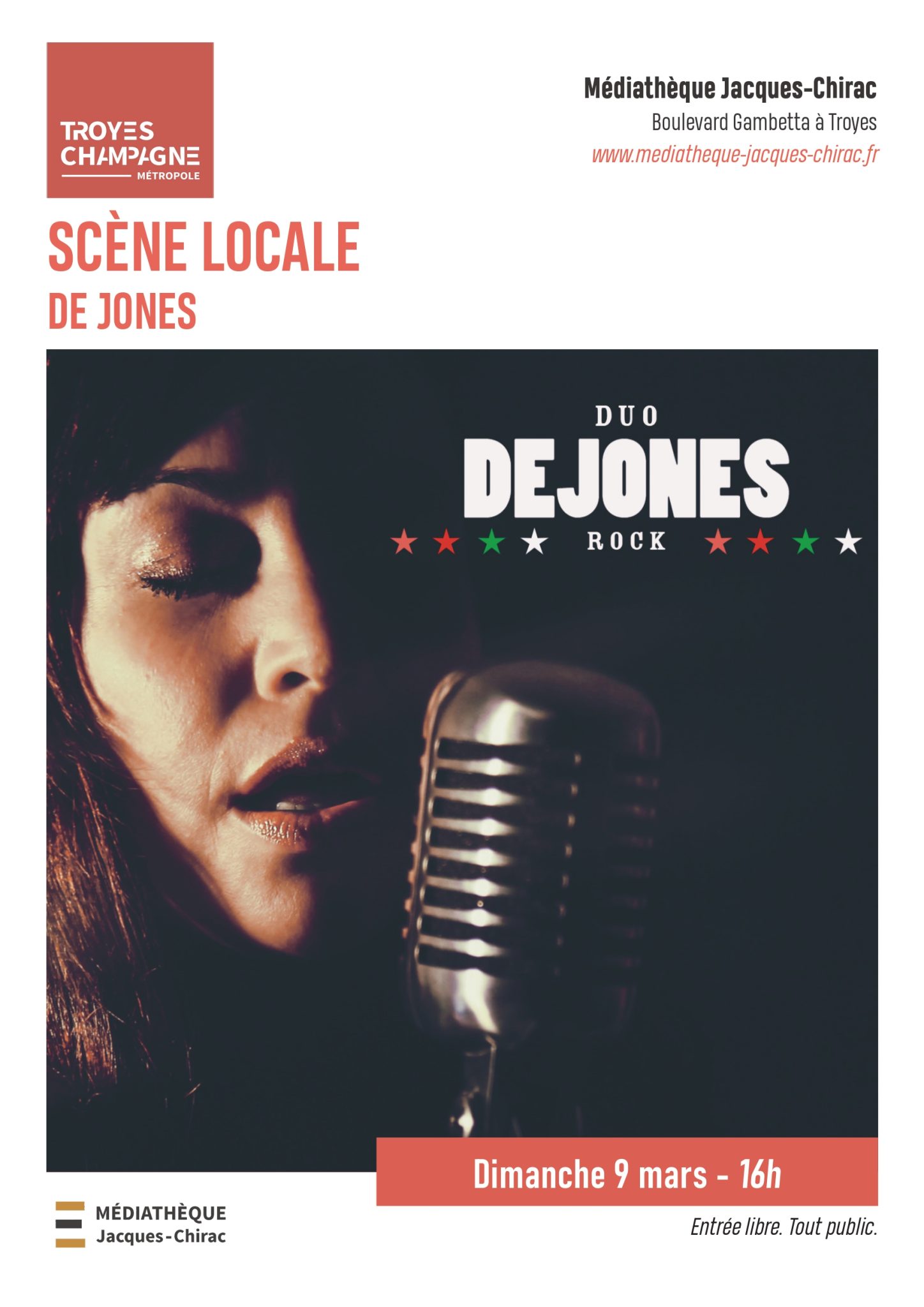 Scène locale & De Jones