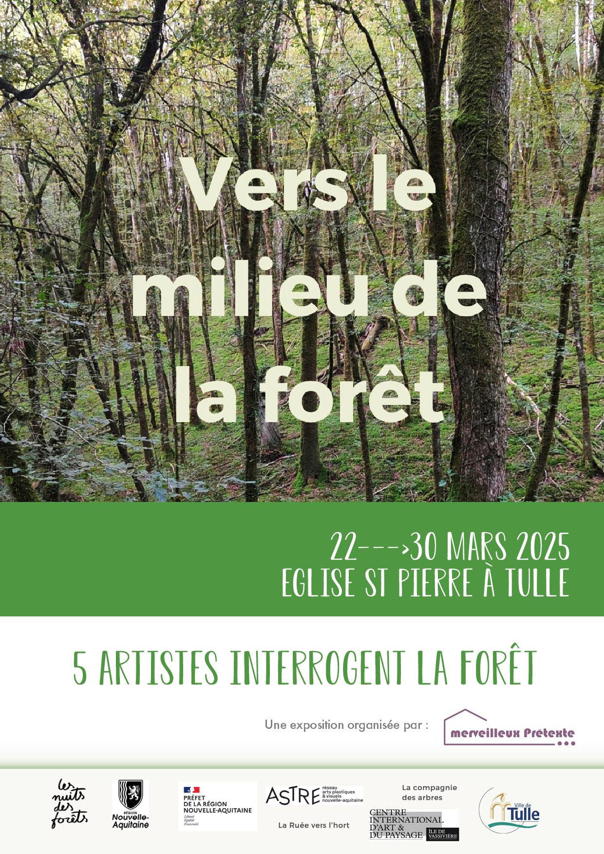 Exposition collective "Vers le milieu de la forêt"