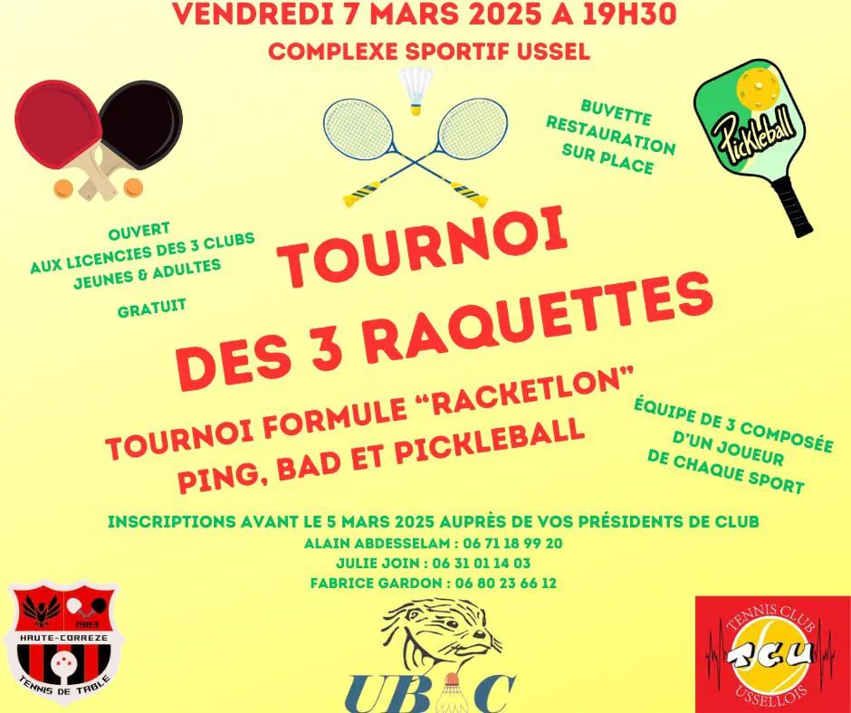 Tournoi des 3 raquettes