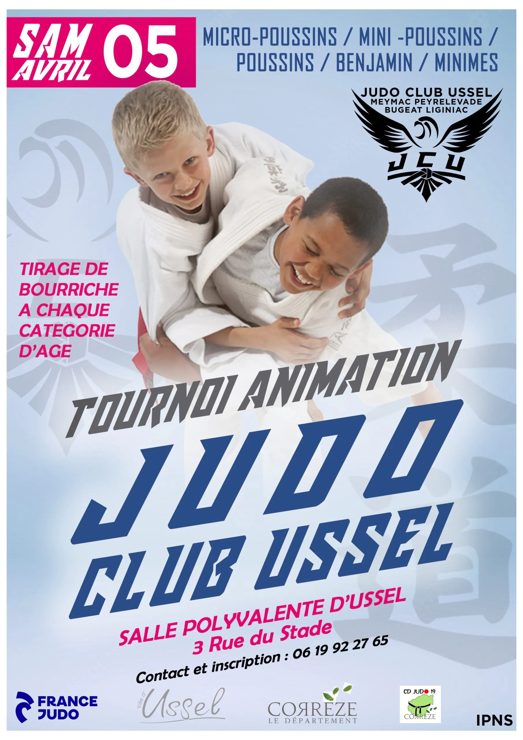 Tournoi de judo départemental et animations