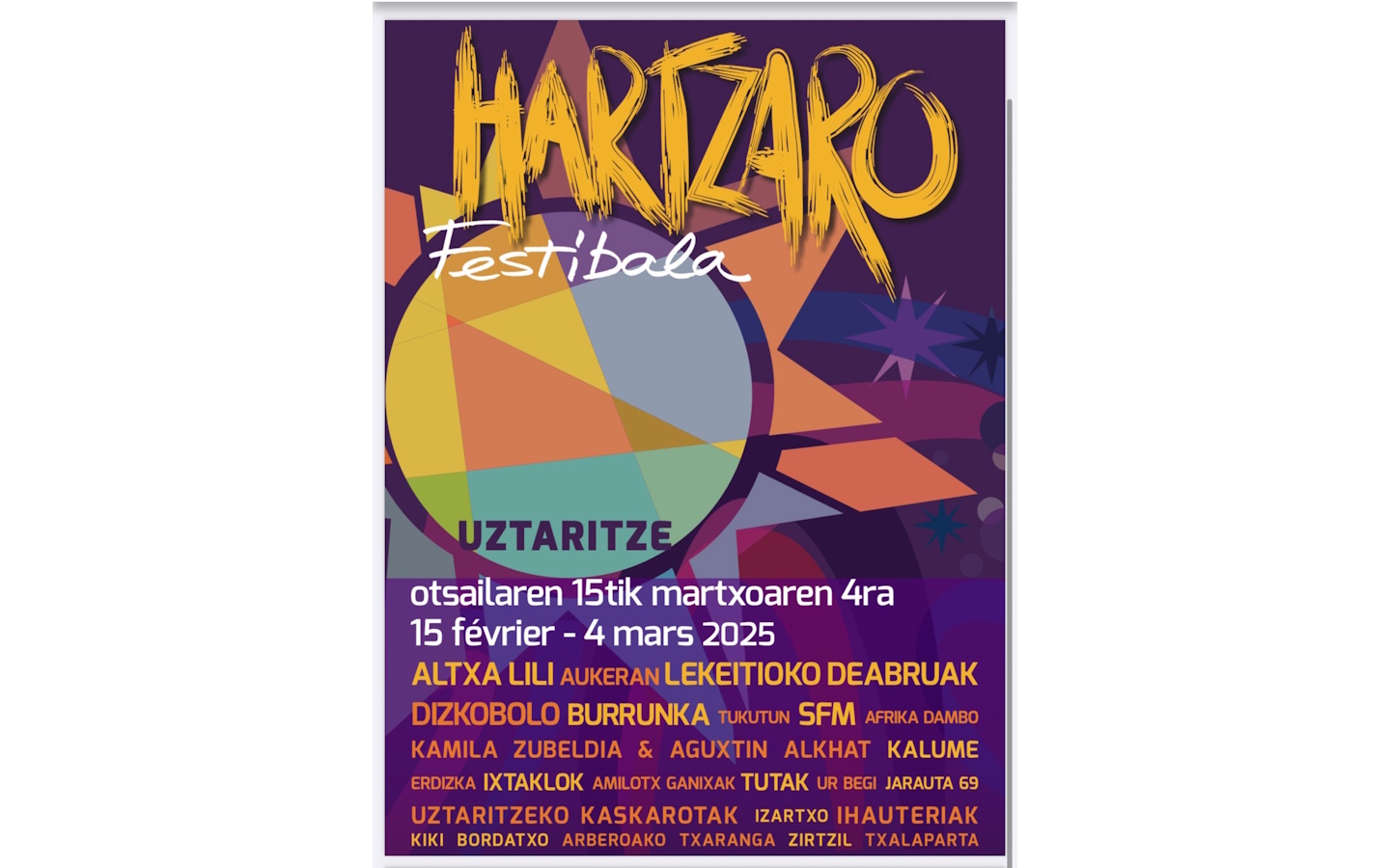 Festival Hartzaro