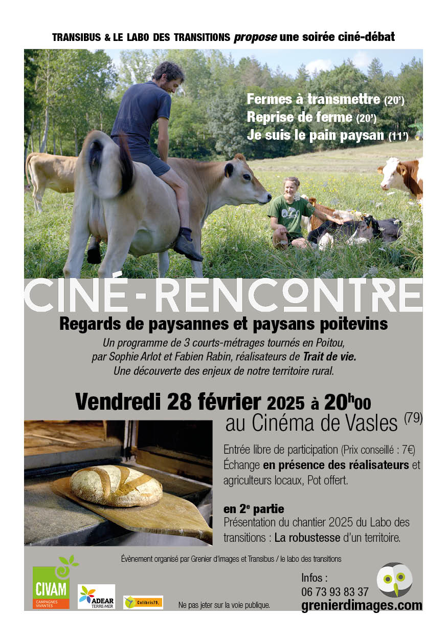 Ciné Rencontre regards de paysans et paysannes poitevins