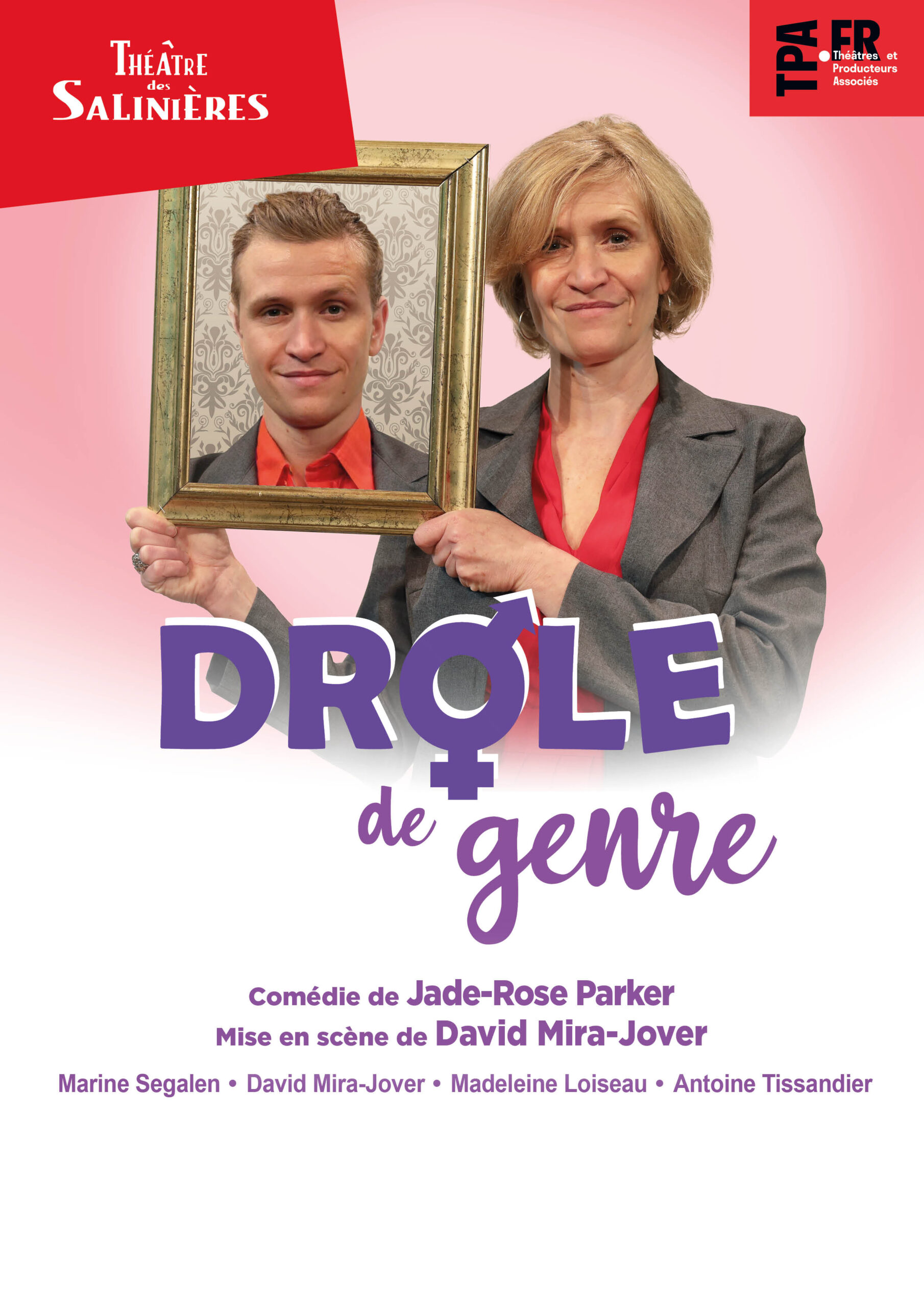 Théâtre "Drole de genre" Comédie de Jade-Rose PARKER