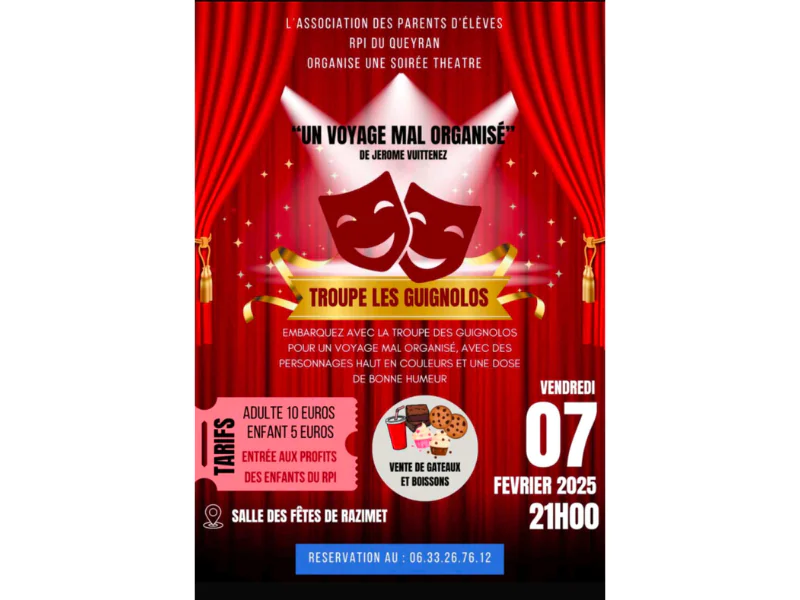 Soirée théâtre à Razimet