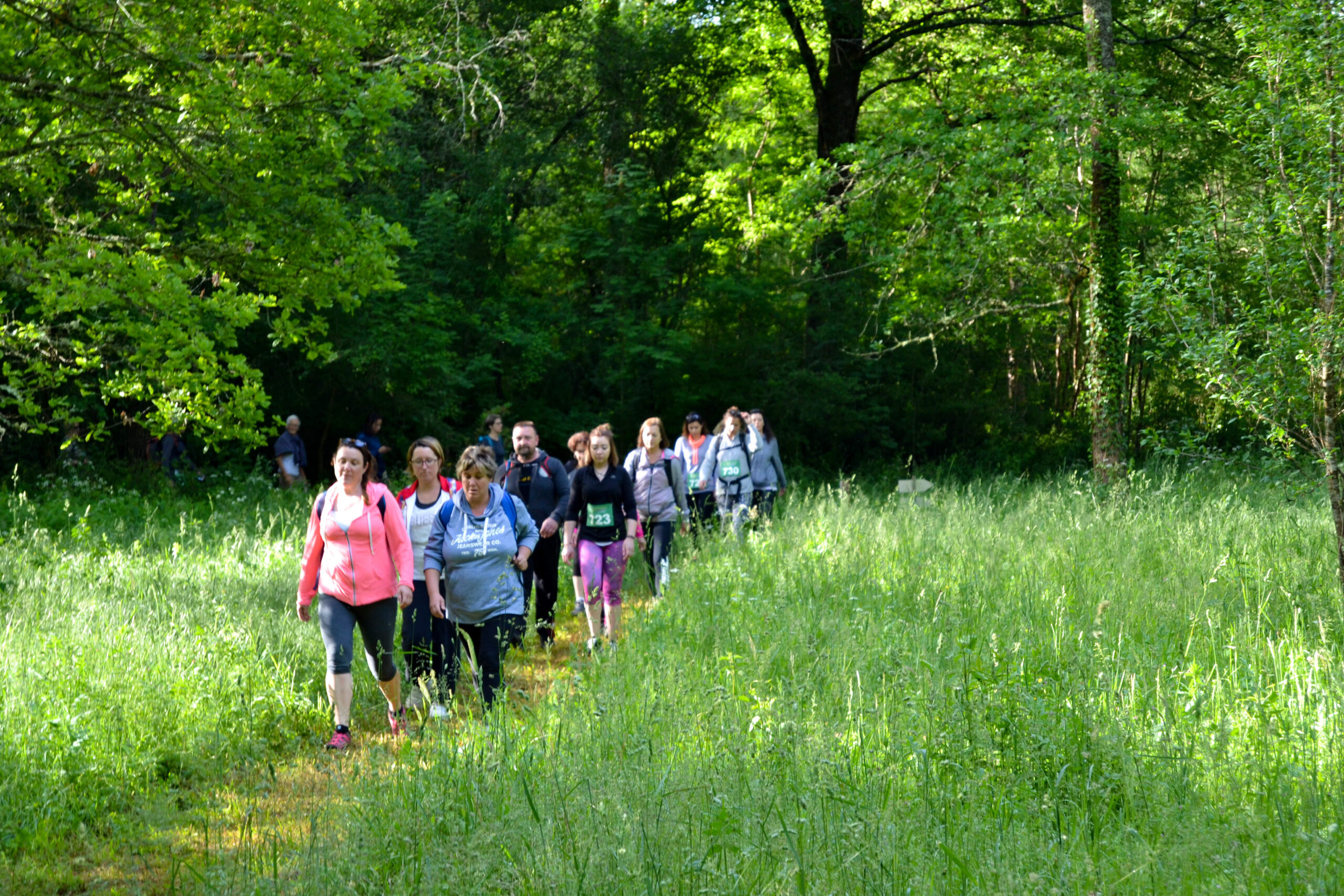 Trail du soleil couchant