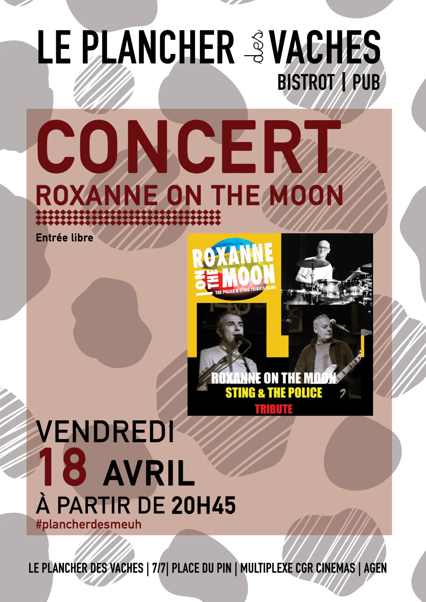 Concert Roxanne on the Moon