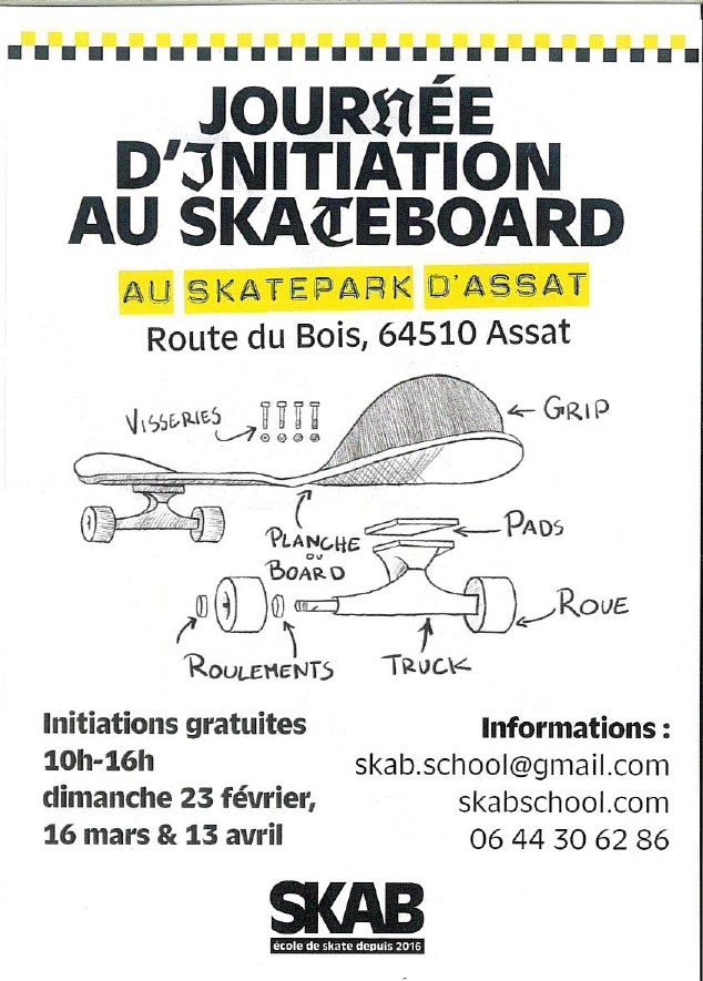 Journée initiation skateboard