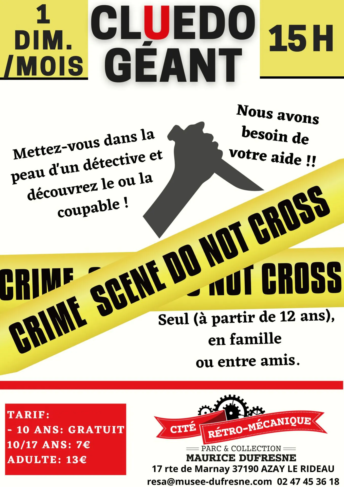 Cluedo Géant du Musée