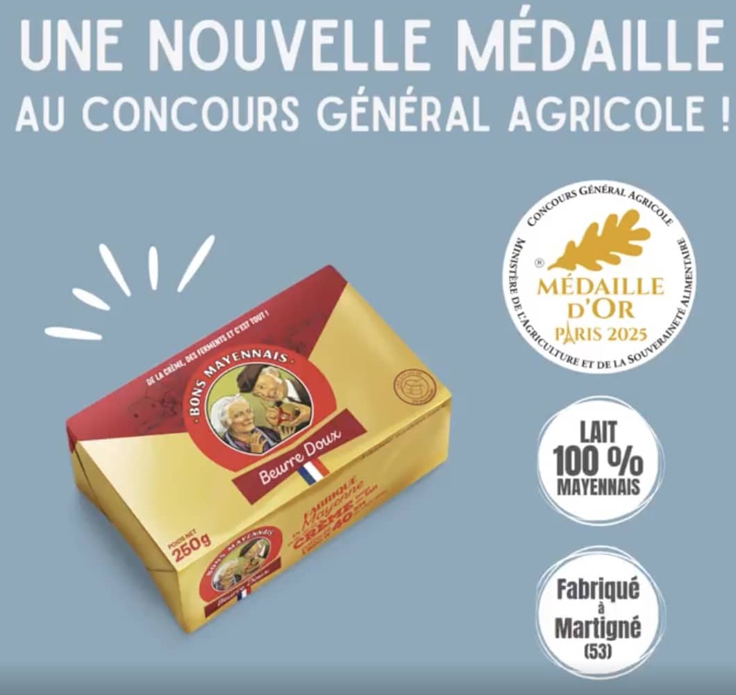 beurre doux Bons Mayennais