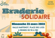 braderie solidaire rennes 23 mars 2025