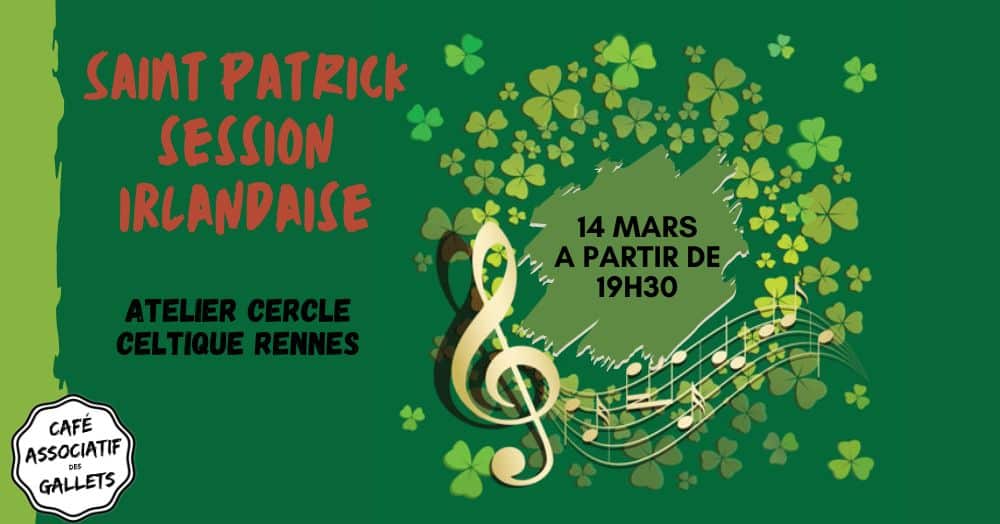 Saint-Patrick 2025 Café Associatif des Gallets