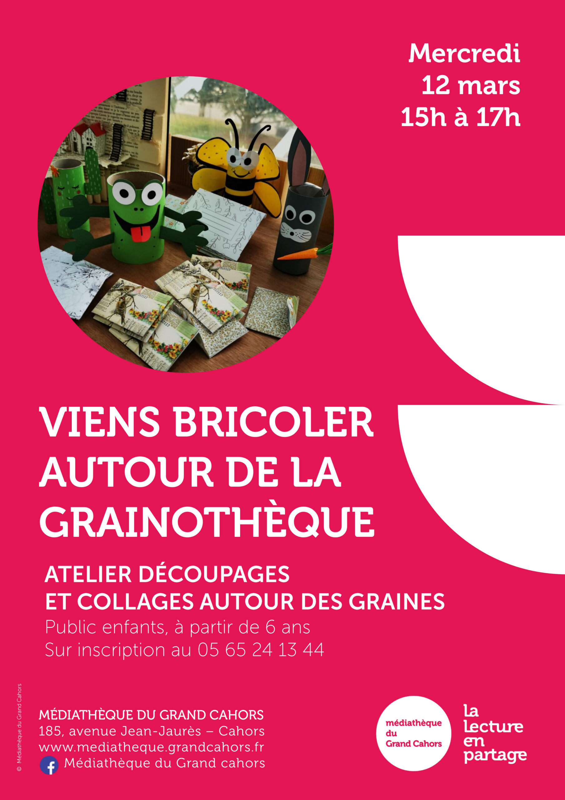 Viens bricoler autour de la grainothèque