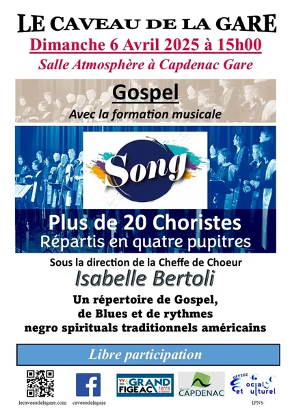 Concert Gospel song du Caveau de la Gare