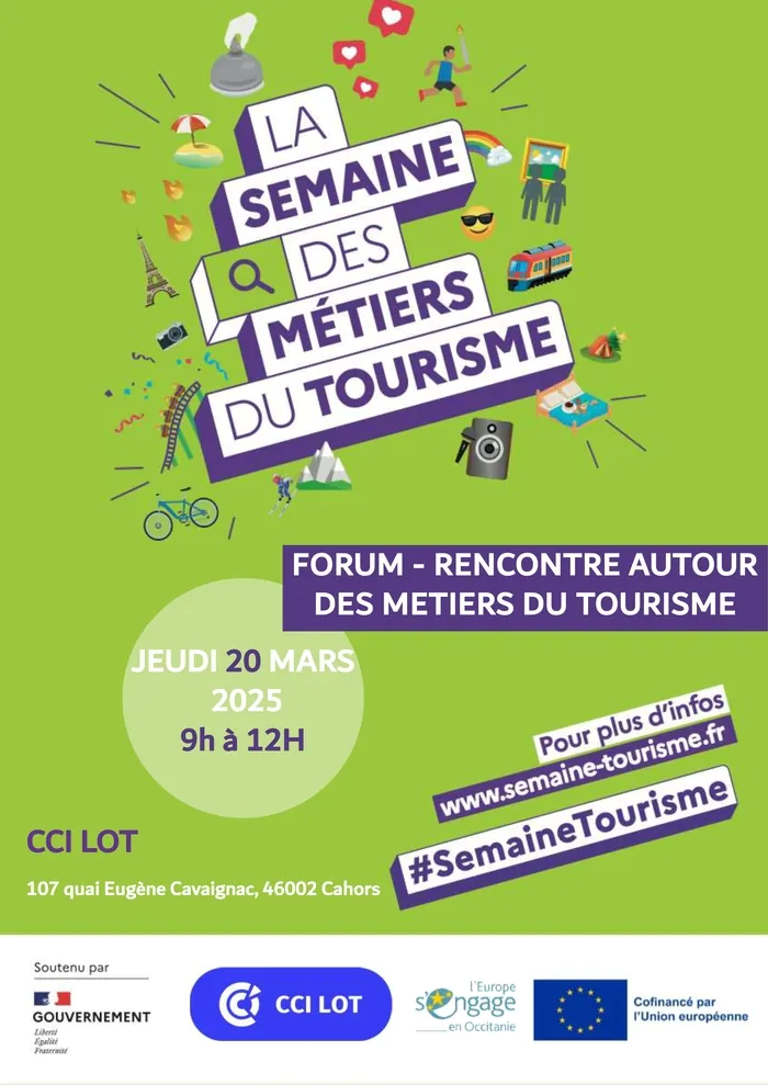 Rencontre autour des Métiers du Tourisme CCI du Lot Cahors