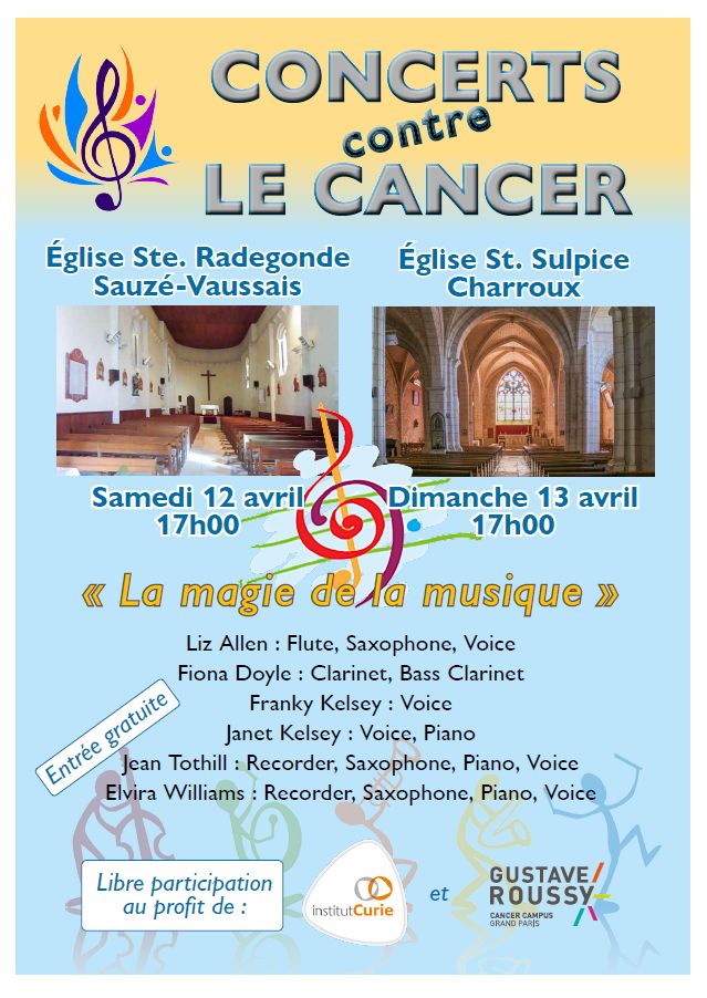 Concerts contre le cancer