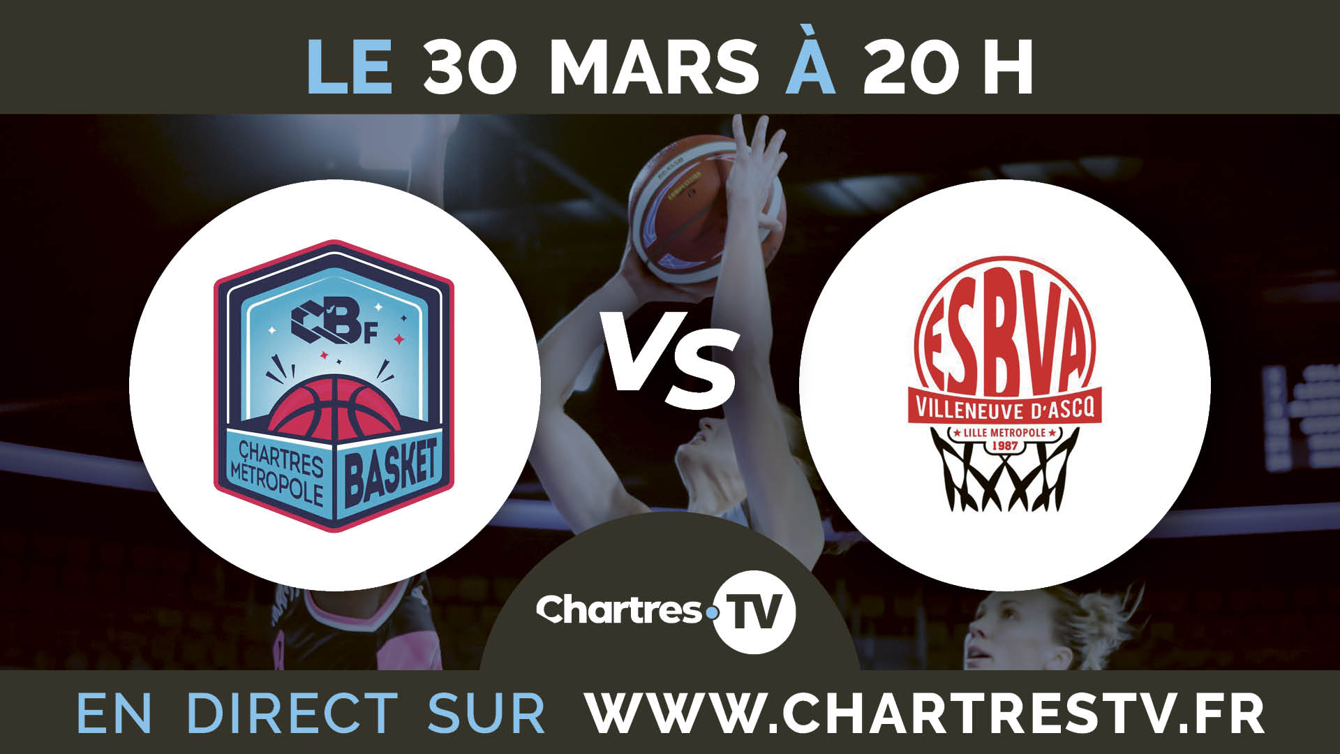 C'Chartres Basket Féminin vs Villeneuve d'Ascq