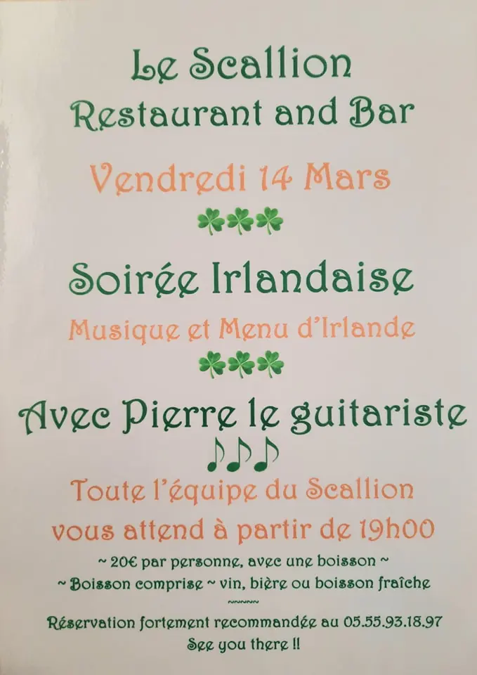 Soirée Irlandaise