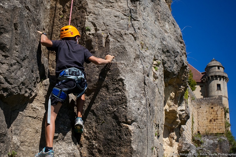 Été actif escalade en falaise