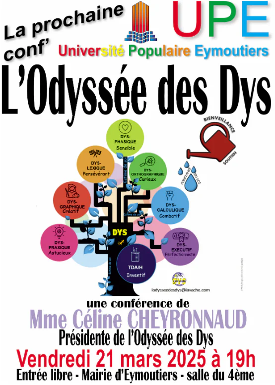 Conférence UPE L'Odyssée des Dys