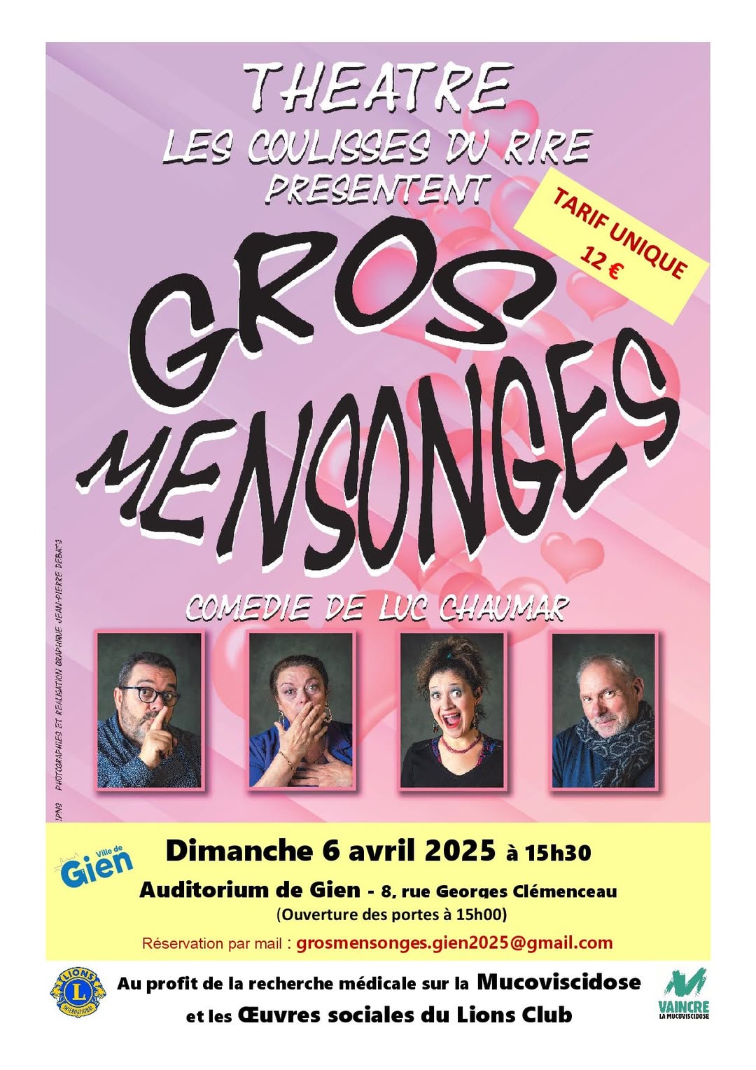 Théâtre Comédie Gros Mensonges